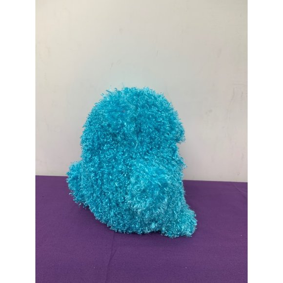 Pikmi Pops Moose Blue Pink Heart Embroidered Face 8 Inch Round Plush Stuffed Ani - Picture 2 of 8